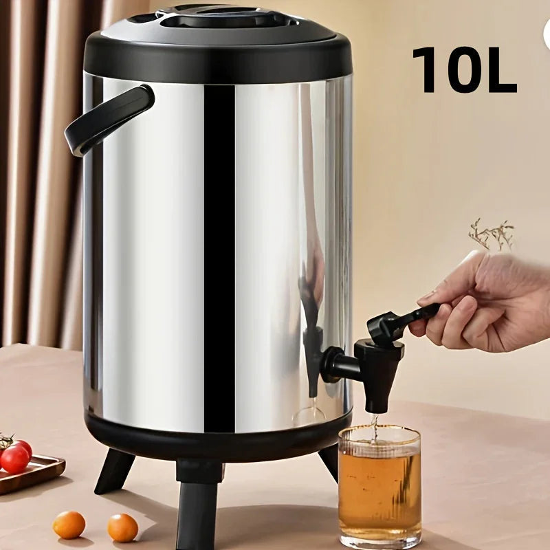 Large Stainless Steel Drink Dispenser | Insulated Beverage Server