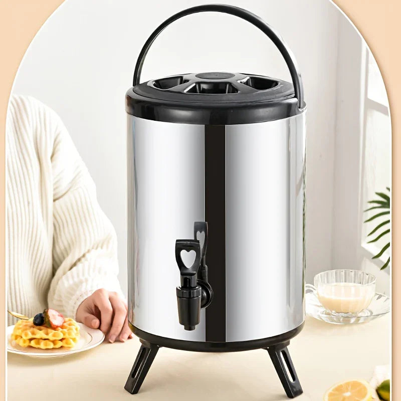 Large Stainless Steel Drink Dispenser | Insulated Beverage Server