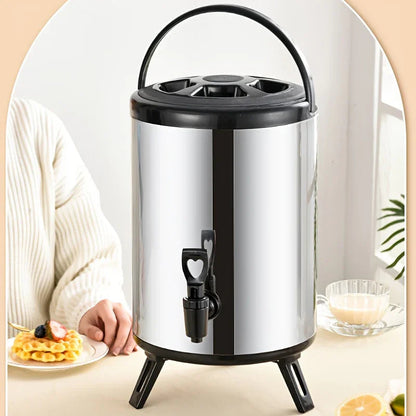 Large Stainless Steel Drink Dispenser | Insulated Beverage Server