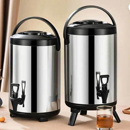 Large Stainless Steel Drink Dispenser | Insulated Beverage Server