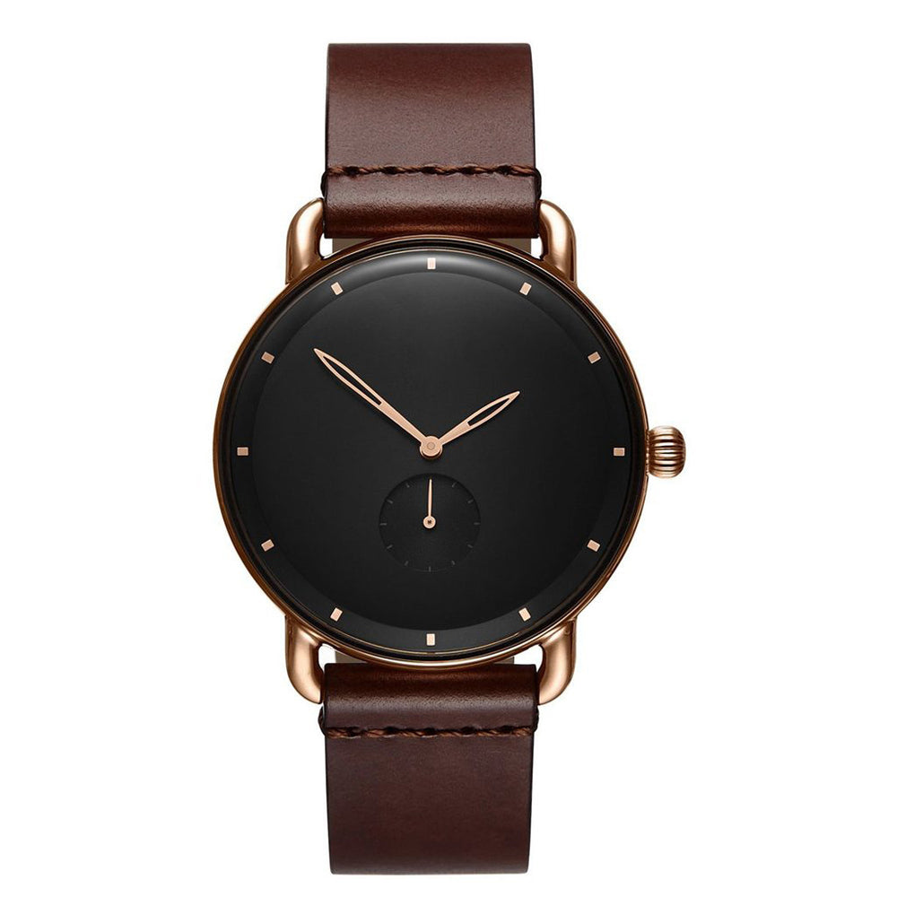 Luxury Gold Stainless Steel Quartz Watch 41MM