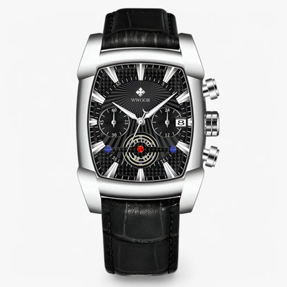 Luxury Leather Sport Watch Quartz Waterproof Analog Wristwatch