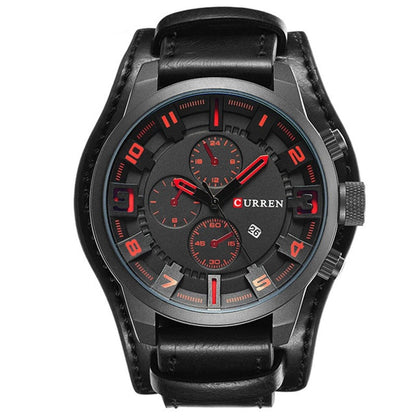 Luxury Quartz Leather Watch Classic Business Wrist Watch