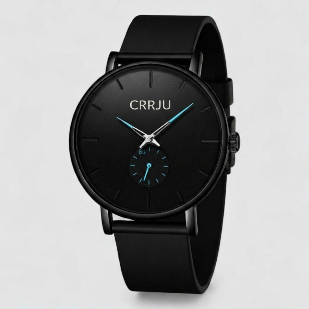 Luxury Quartz Watch with Waterproof Mesh Strap