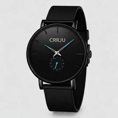 Luxury Quartz Watch with Waterproof Mesh Strap