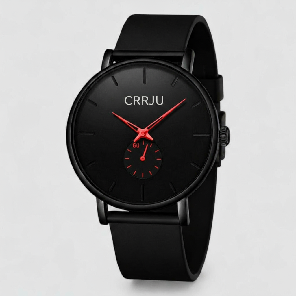 Luxury Quartz Watch with Waterproof Mesh Strap