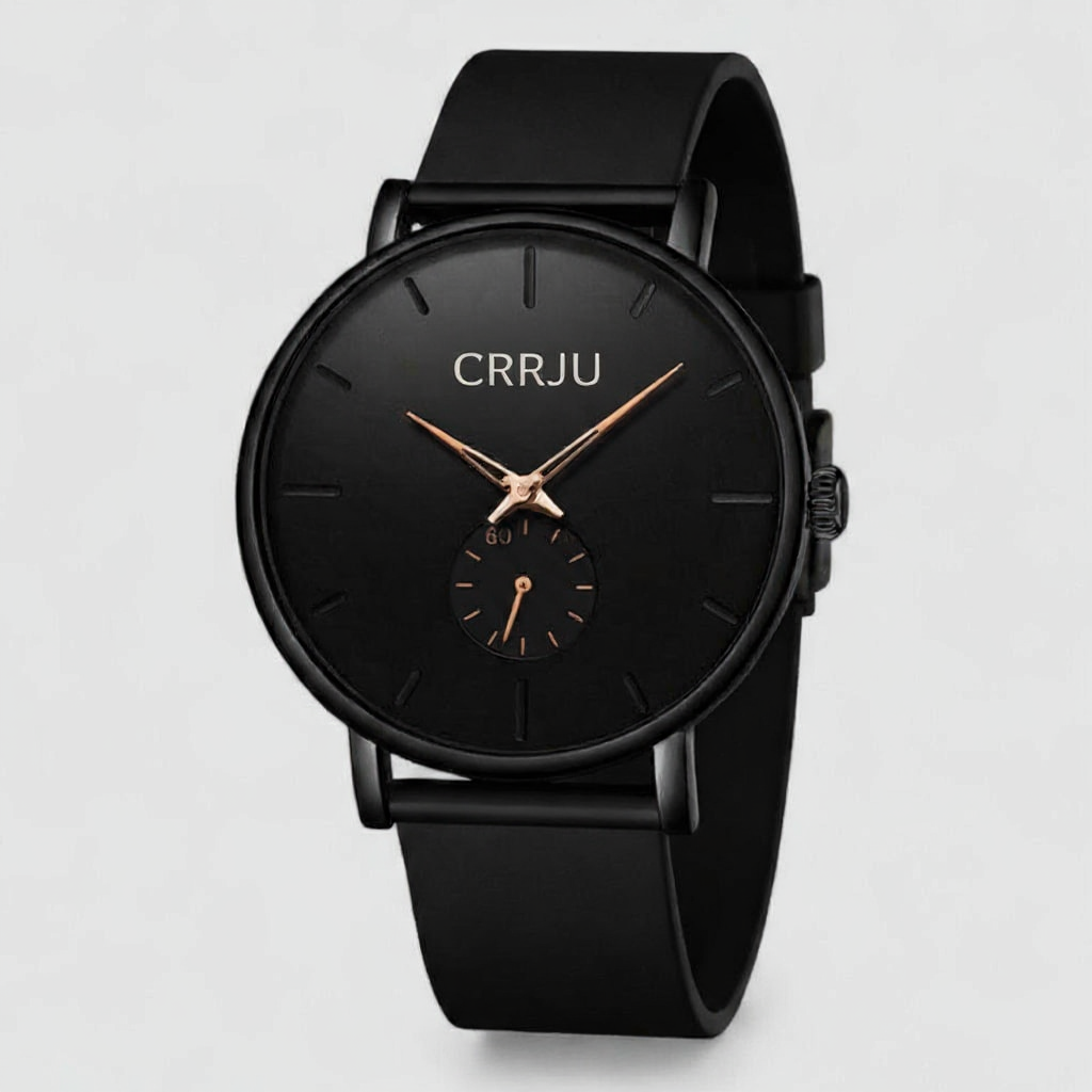 Luxury Quartz Watch with Waterproof Mesh Strap