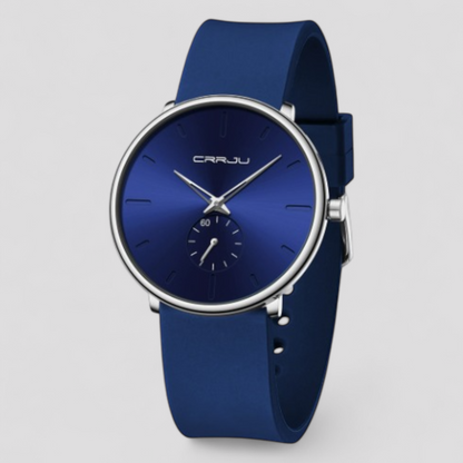 Luxury Quartz Watch with Waterproof Mesh Strap