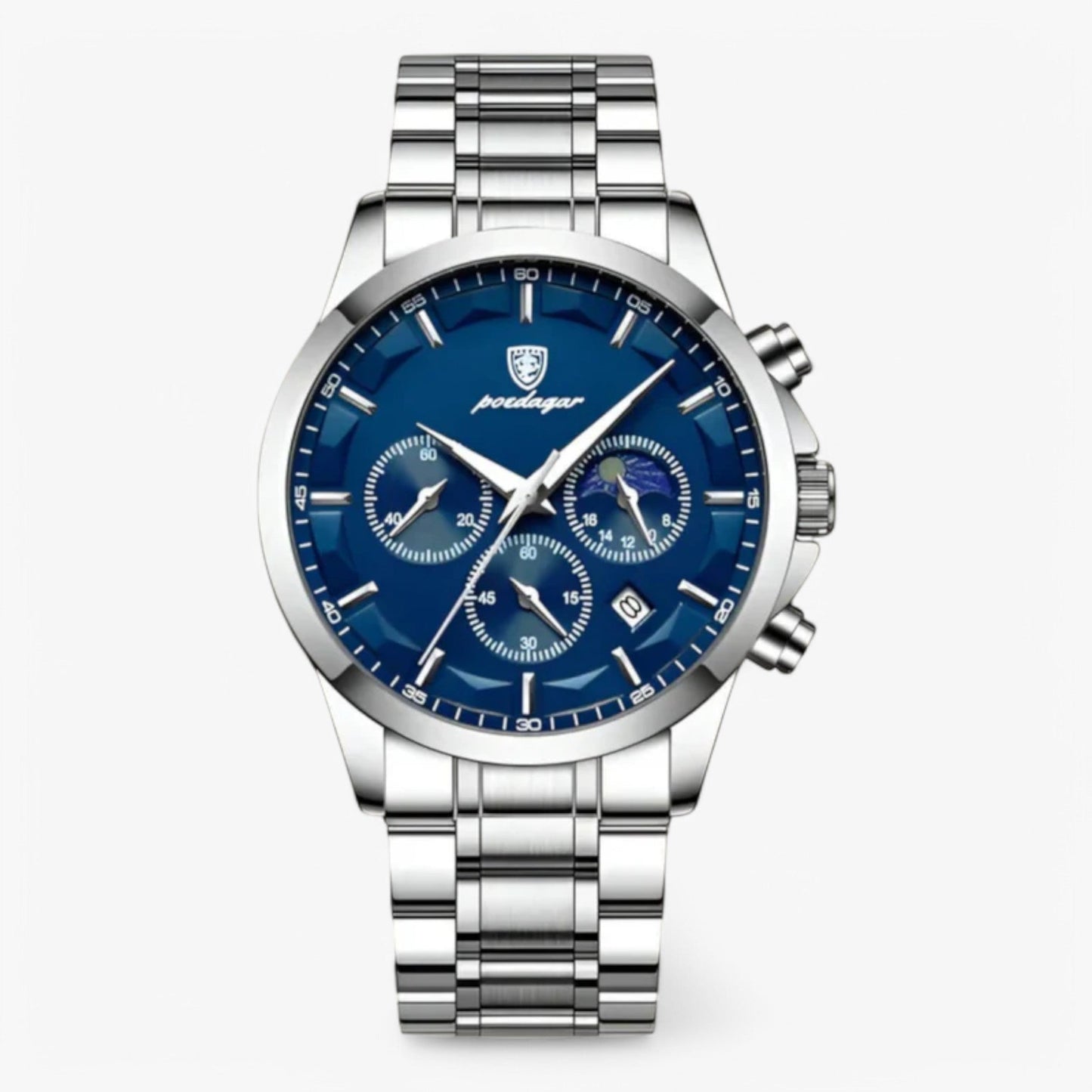 Luxury Stainless Steel Men Watch Classic Analog Wristwatch