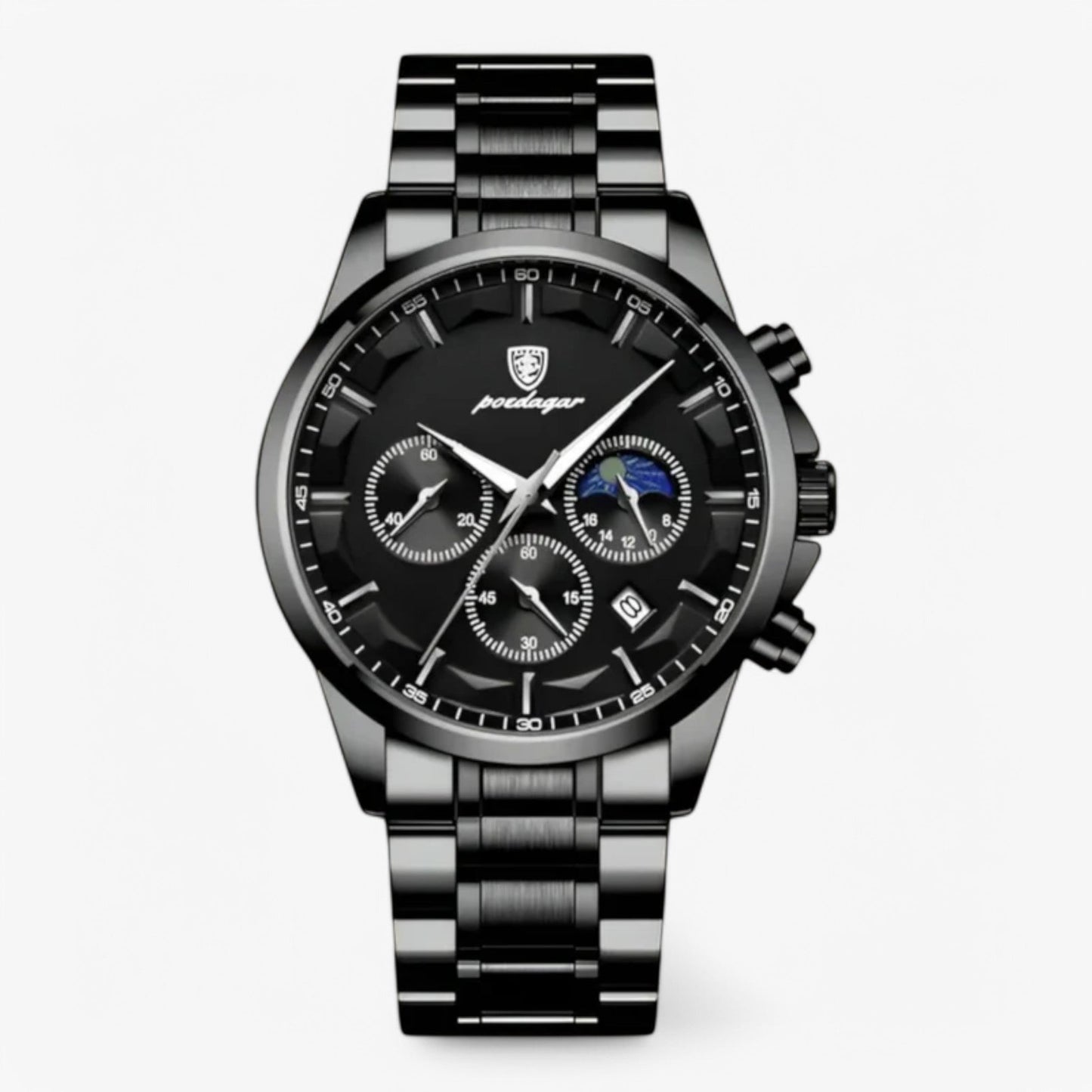 Luxury Stainless Steel Men Watch Classic Analog Wristwatch