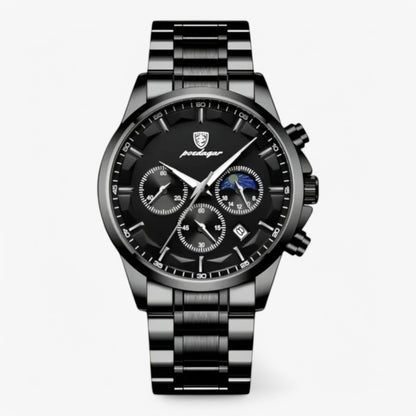 Luxury Stainless Steel Men Watch Classic Analog Wristwatch