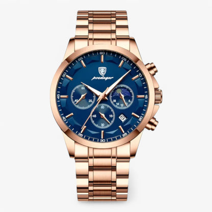 Luxury Stainless Steel Men Watch Classic Analog Wristwatch