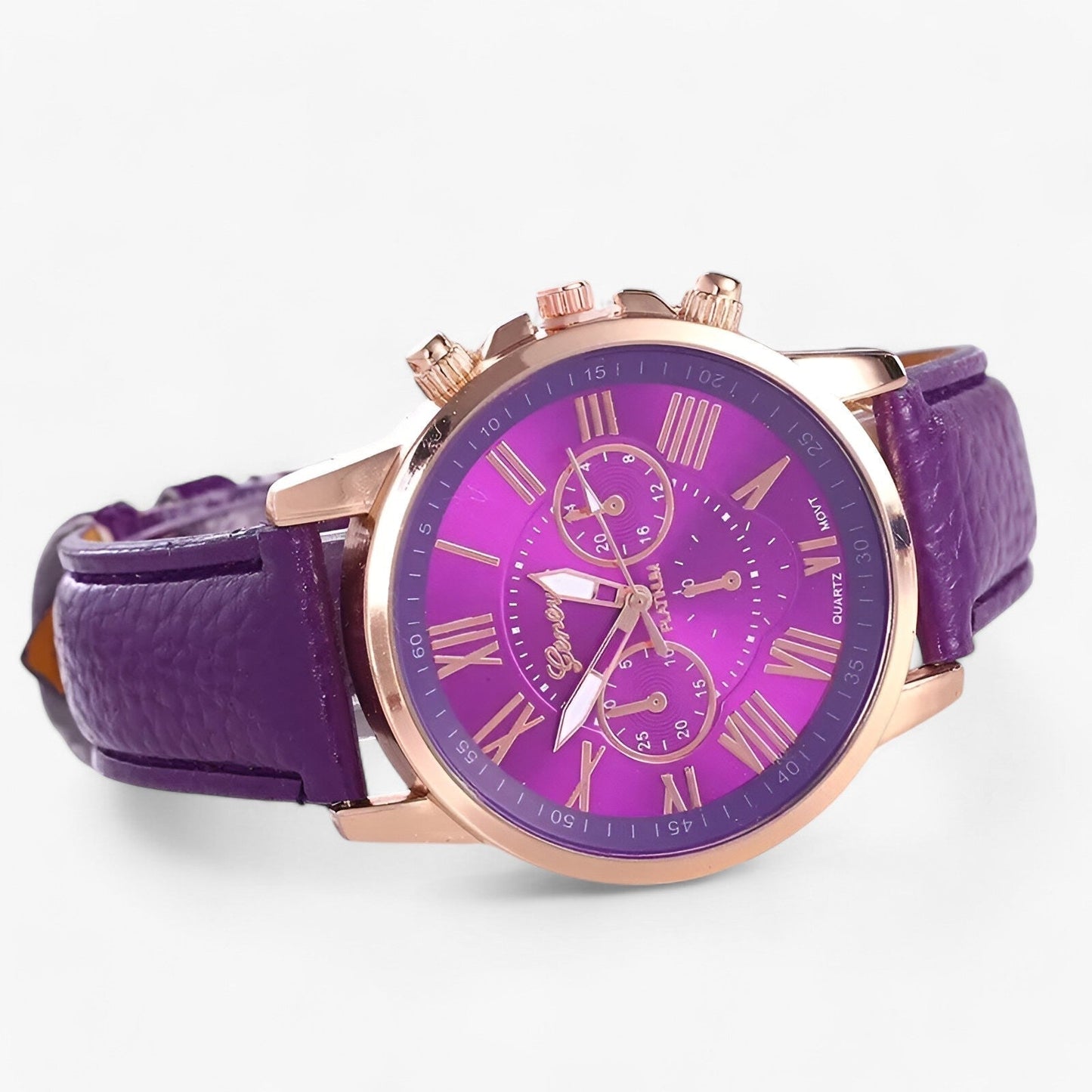Luxury Womens Leather Watch Waterproof Elegant Quartz Wristwatch