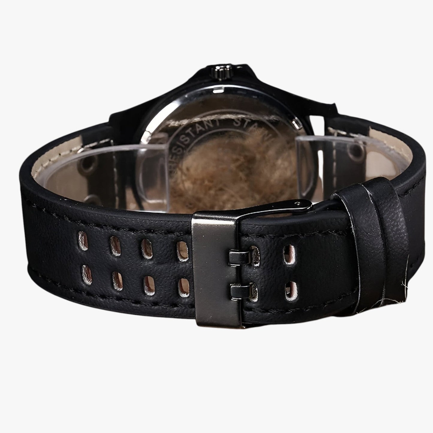 Luxury Womens Watch Date Display Sport Style Leather Strap