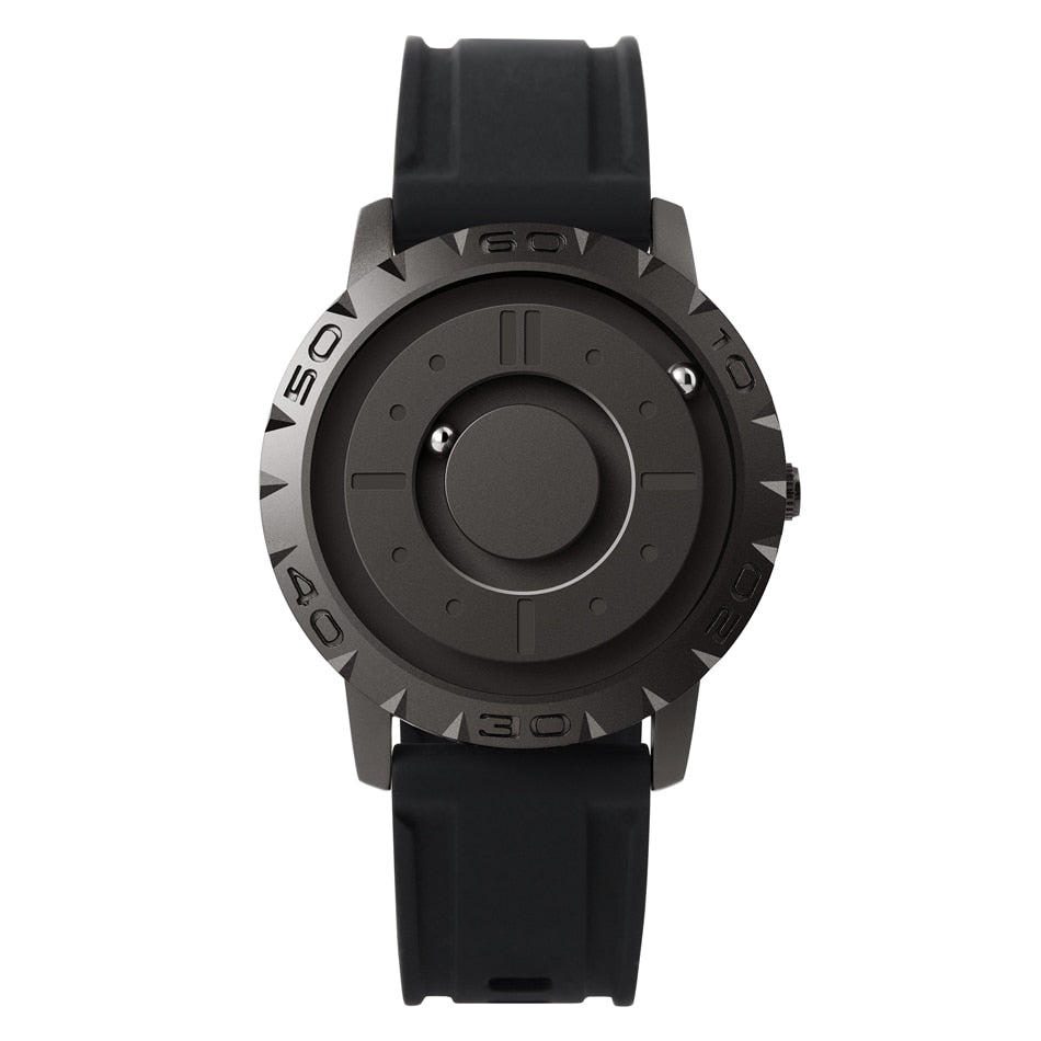 Magnetic Ball Bearing Watch with Steel Strap