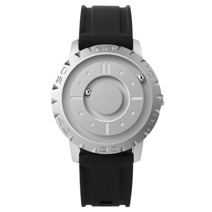 Magnetic Ball Bearing Watch with Steel Strap