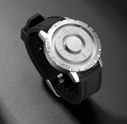 Magnetic Ball Bearing Watch with Steel Strap
