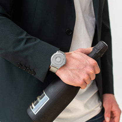 Magnetic Ball Bearing Watch with Steel Strap