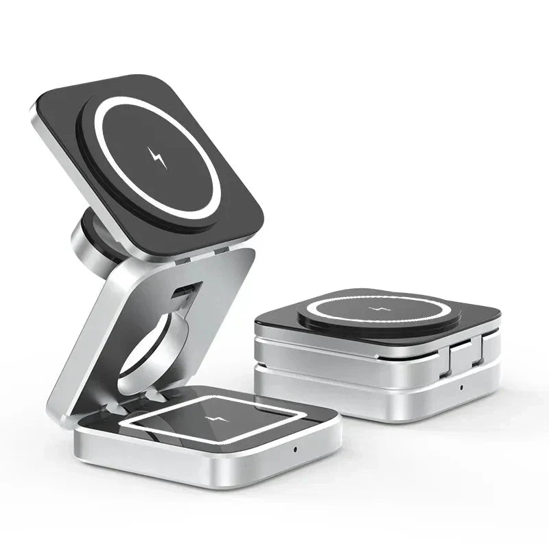 Magnetic Foldable Wireless Charging Station Fast Charging Dock