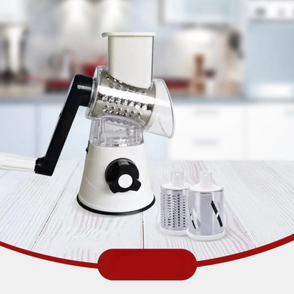 Manual Rotary Grater Slicer and Food Chopper