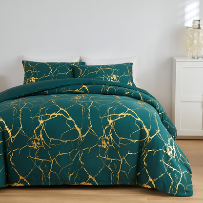Marble Pattern Duvet Cover Set Luxury Soft Bedding Collection