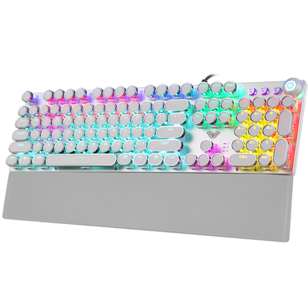 Mechanical RGB Gaming Keyboard with Blue Switches