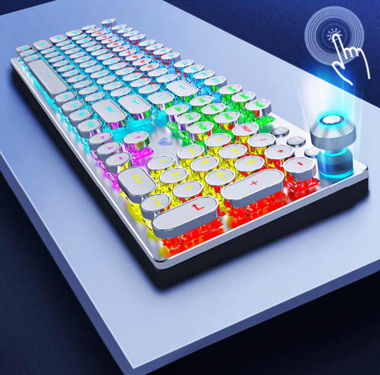 Mechanical RGB Gaming Keyboard with Blue Switches