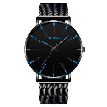 Men’s Business Quartz Watch Elegant Titanium Band Classic Design