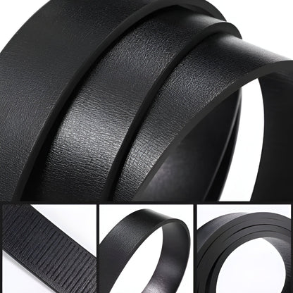 Mens Classic Leather Belt Formal Casual Durable Waist Strap