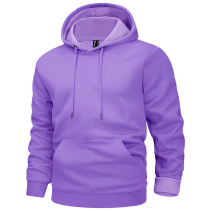 Men's Fleece Lined Hoodie Warm Casual Pullover Jacket