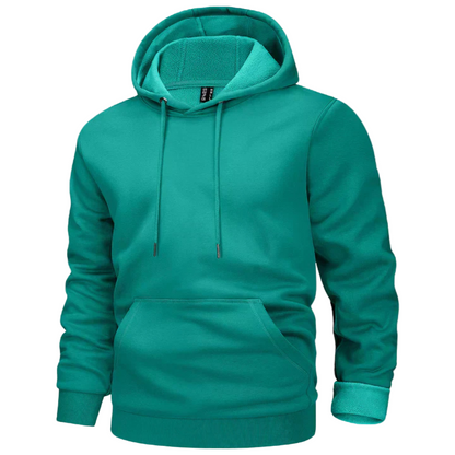 Men's Fleece Lined Hoodie Warm Casual Pullover Jacket