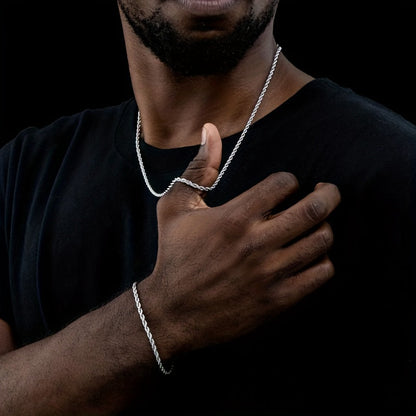 Mens Gold Chain Necklace Stainless Steel Hip Hop Jewelry