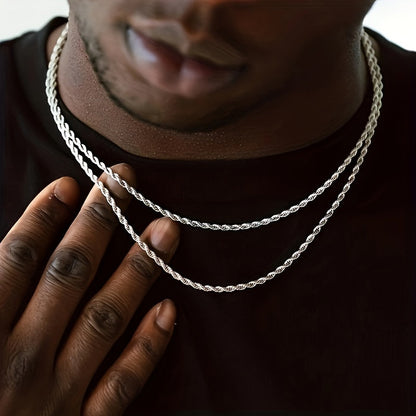 Mens Gold Chain Necklace Stainless Steel Hip Hop Jewelry