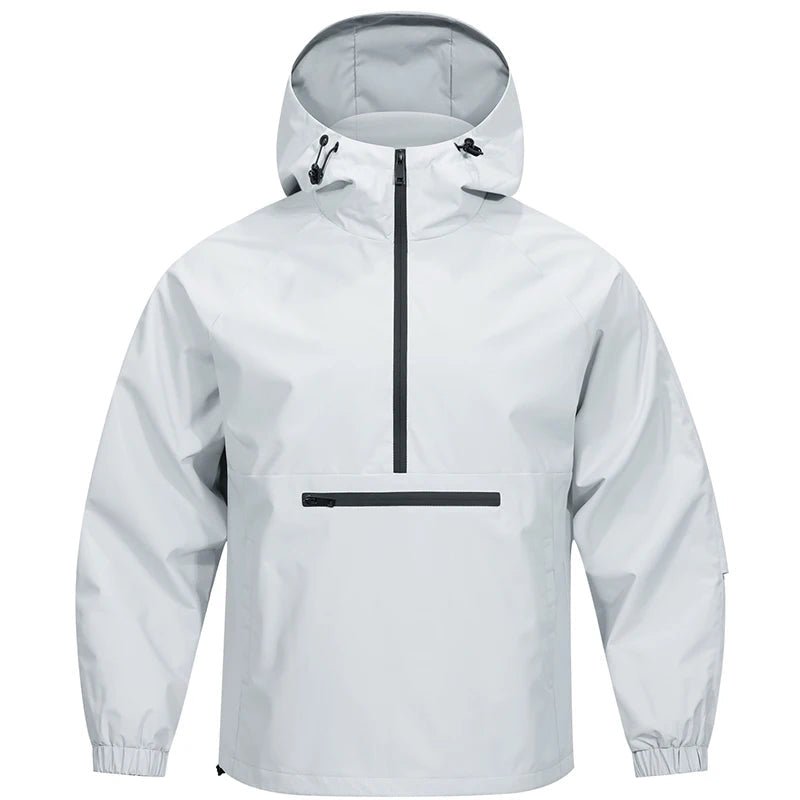 Mens Hooded Softshell Jacket Breathable Outdoor Casual Coat
