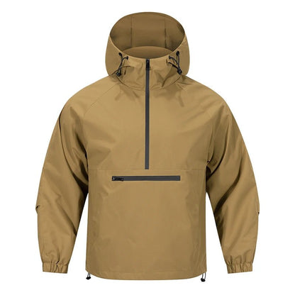 Mens Hooded Softshell Jacket Breathable Outdoor Casual Coat