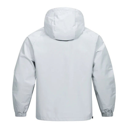 Mens Hooded Softshell Jacket Breathable Outdoor Casual Coat