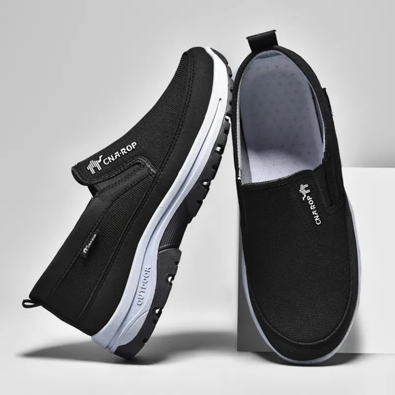 Mens Orthopedic Sneakers Breathable Mesh Slip On Walking Shoes