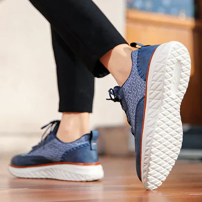 Men's Oxford Comfort Sneakers Breathable Orthopedic Casual Shoes
