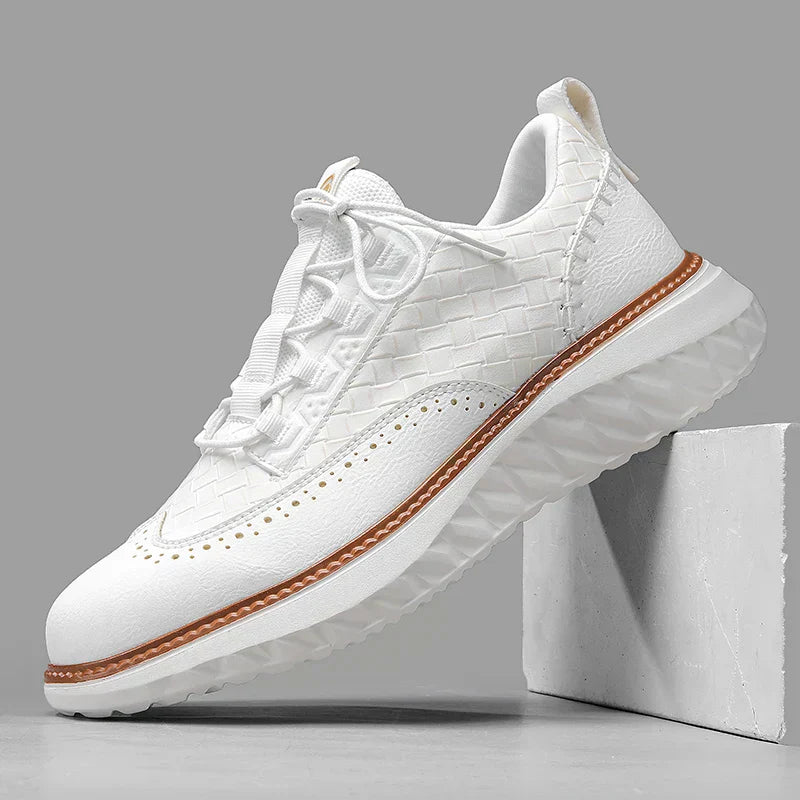 Men's Oxford Comfort Sneakers Breathable Orthopedic Casual Shoes