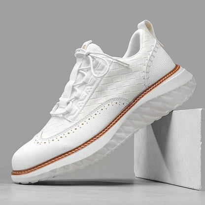 Men's Oxford Comfort Sneakers Breathable Orthopedic Casual Shoes