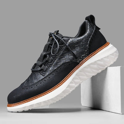 Men's Oxford Comfort Sneakers Breathable Orthopedic Casual Shoes