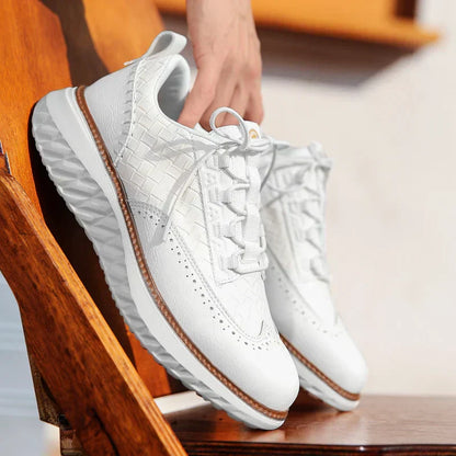 Men's Oxford Comfort Sneakers Breathable Orthopedic Casual Shoes