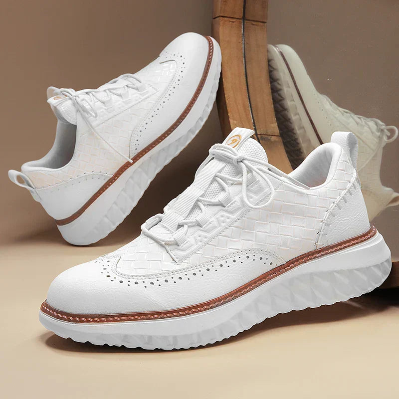Men's Oxford Comfort Sneakers Breathable Orthopedic Casual Shoes