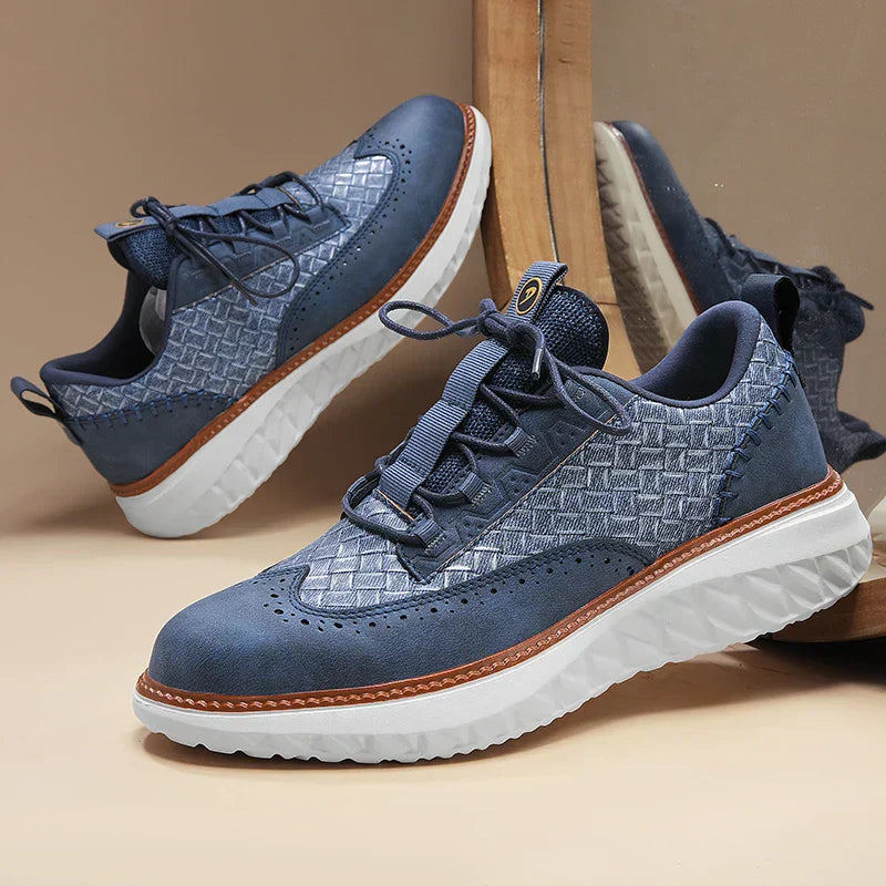 Men's Oxford Comfort Sneakers Breathable Orthopedic Casual Shoes