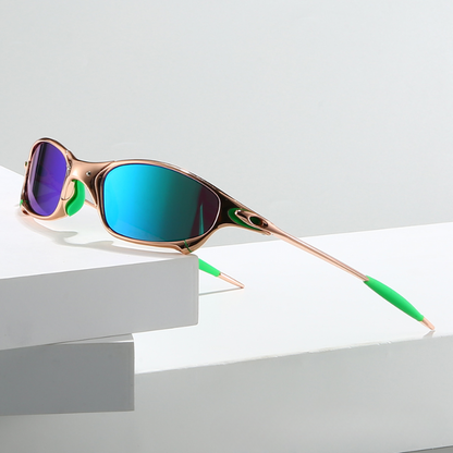 Mens Polarized Sunglasses Metal Frame UV Outdoor Eyewear