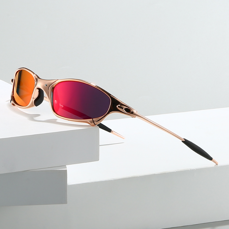 Mens Polarized Sunglasses Metal Frame UV Outdoor Eyewear