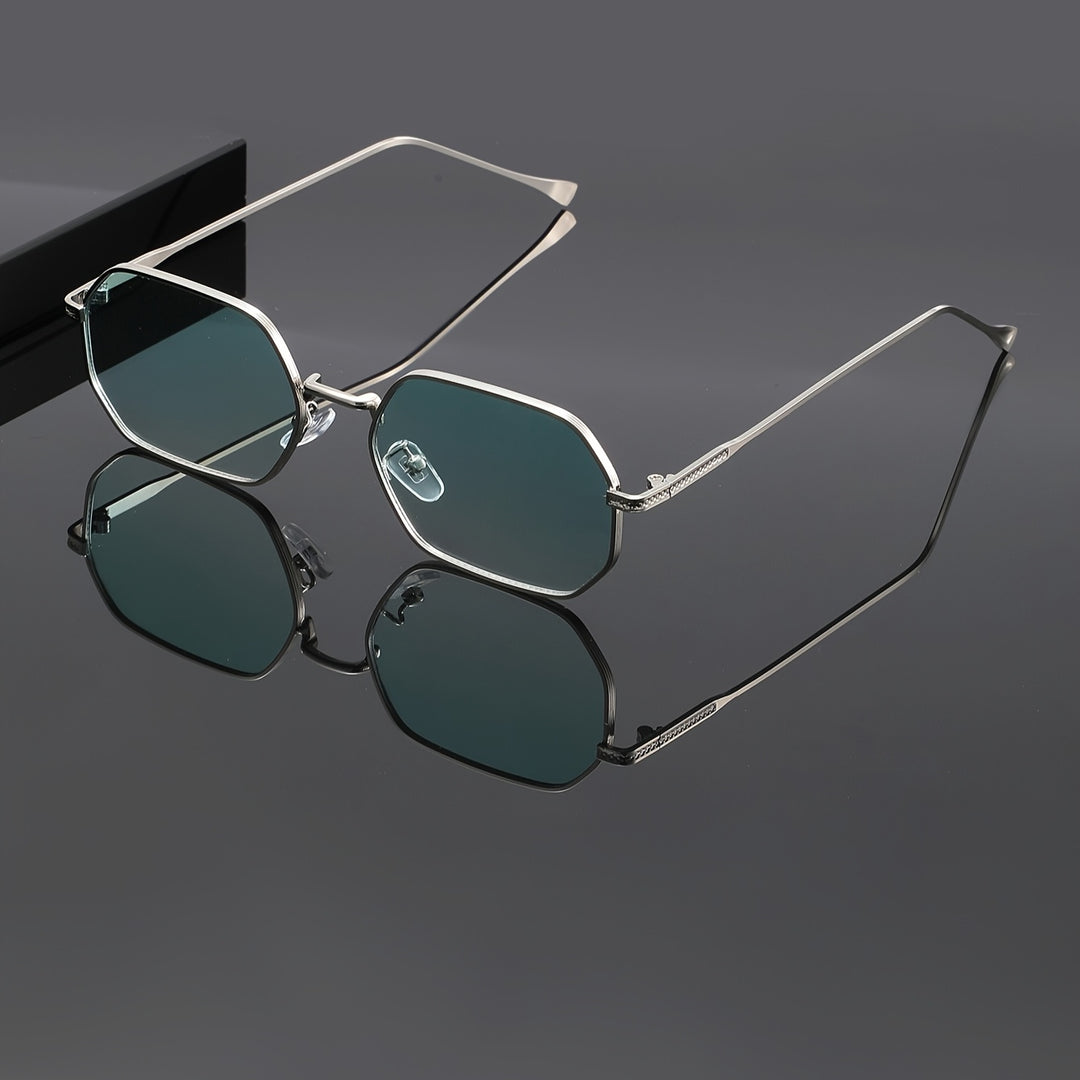 Mens Retro Polygon Sunglasses Vintage Geometric Fashion Eyewear