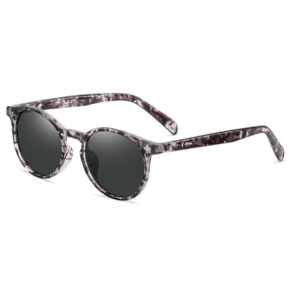 Mens Retro Round Sunglasses Polarized Vintage UV400 Eyewear