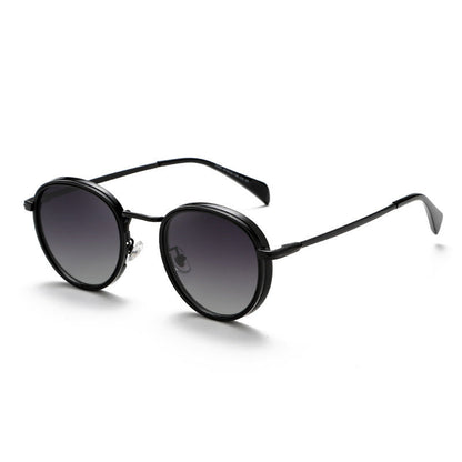 Mens Round Sunglasses Classic UV Protection Casual Eyewear