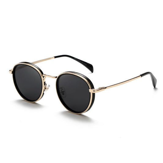 Mens Round Sunglasses Classic UV Protection Casual Eyewear